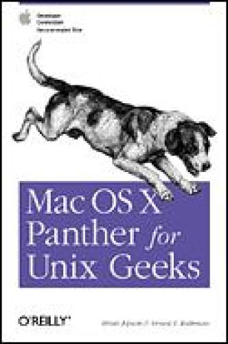 خرید و دانلود نسخه کامل کتاب Mac OS X Panther for Unix Geeks فایل مجازی و دانلودی