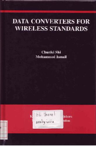 خرید و دانلود نسخه کامل کتاب Data Converters for Wireless Standards فایل مجازی و دانلودی