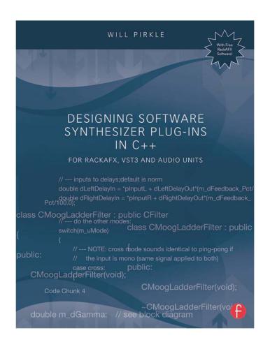 خرید و دانلود نسخه کامل کتاب Designing Software Synthesizer Plug-Ins in C++: For RackAFX  VST3  and Audio Units فایل مجا
