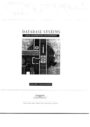 خرید و دانلود نسخه کامل کتاب Database systems: Design  Implementation  and Management فایل مجازی و دانلودی