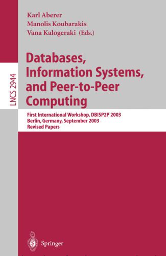 خرید و دانلود نسخه کامل کتاب Databases  Information Systems  and Peer-to-Peer Computing: First International Workshop  D