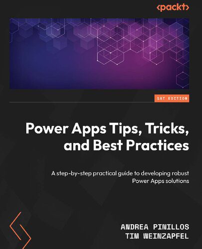 خرید و دانلود نسخه کامل کتاب Power Apps Tips  Tricks  and Best Practices فایل مجازی و دانلودی