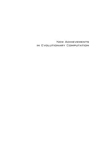 خرید و دانلود نسخه کامل کتاب New Achievements in Evolutionary Computation فایل مجازی و دانلودی