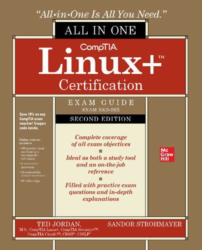 خرید و دانلود نسخه کامل کتاب CompTIA Linux+ Certification All-in-One Exam Guide (Exam XK0-005) فایل مجازی و دانلودی