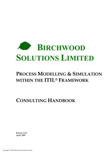 خرید و دانلود نسخه کامل کتاب Process Modeling and Simulation with ITIL Framework فایل مجازی و دانلودی