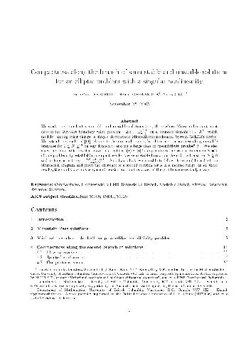 خرید و دانلود نسخه کامل کتاب Compactness along the branch of semi-stable and unstable solutions for an elliptic problem