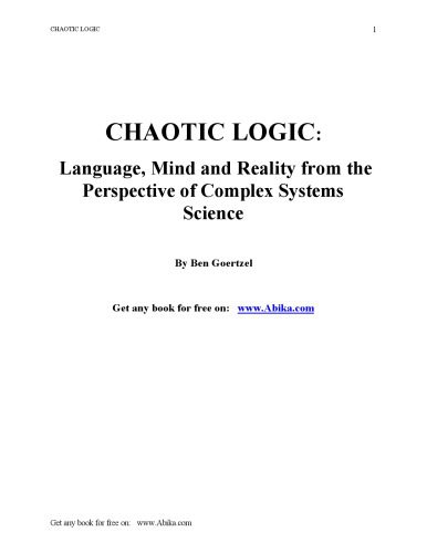 خرید و دانلود نسخه کامل کتاب Chaotic Logic فایل مجازی و دانلودی