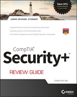 خرید و دانلود نسخه کامل کتاب CompTIA Security+ Review Guide Exam SY0-401 فایل مجازی و دانلودی
