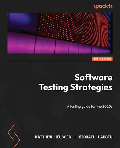 خرید و دانلود نسخه کامل کتاب Software Testing Strategies: A testing guide for the 2020s فایل مجازی و دانلودی