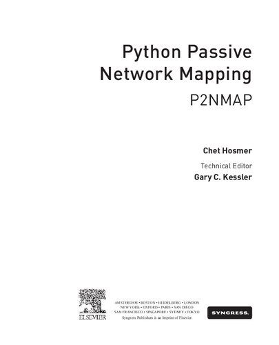 خرید و دانلود نسخه کامل کتاب Python Passive Network Mapping: P2nmap فایل مجازی و دانلودی