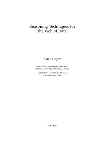 خرید و دانلود نسخه کامل کتاب Reasoning Techniques for the Web of Data فایل مجازی و دانلودی
