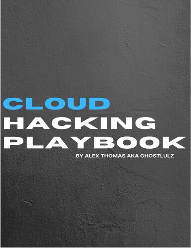 خرید و دانلود نسخه کامل کتاب CLOUD HACKING PLAYBOOK فایل مجازی و دانلودی