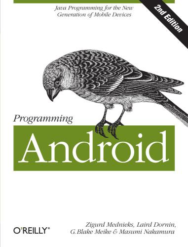 خرید و دانلود نسخه کامل کتاب Blake  Nakamura Masumi. Programming Android  2nd Edition فایل مجازی و دانلودی