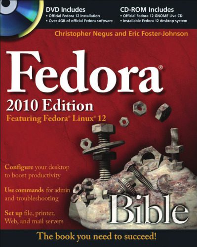 خرید و دانلود نسخه کامل کتاب Fedora Bible 2010 Edition: Featuring Fedora Linux 12 فایل مجازی و دانلودی