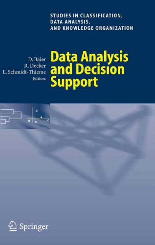 خرید و دانلود نسخه کامل کتاب Data Analysis and Decision Support D Baier et al فایل مجازی و دانلودی