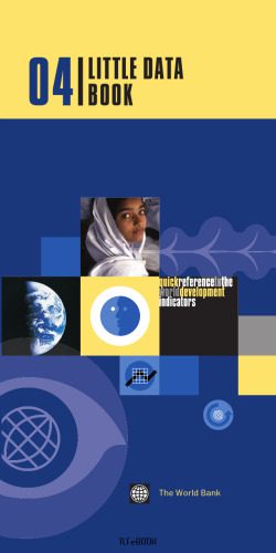 خرید و دانلود نسخه کامل کتاب Little Green Data Book 2004 فایل مجازی و دانلودی