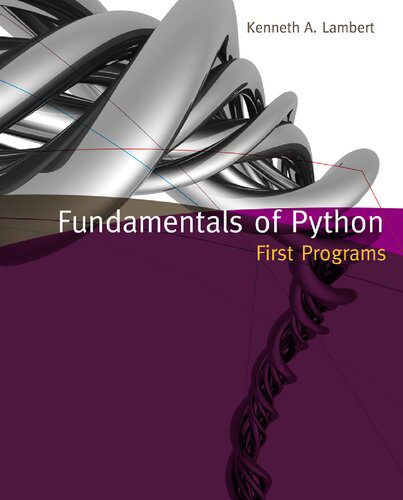 خرید و دانلود نسخه کامل کتاب Fundamentals of Python: First Programs فایل مجازی و دانلودی