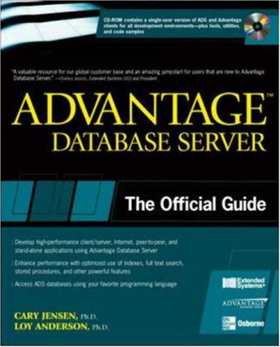 خرید و دانلود نسخه کامل کتاب Advantage Database Server: The Official Guide فایل مجازی و دانلودی