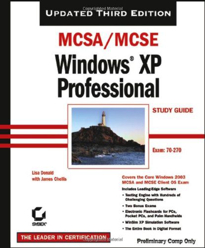 خرید و دانلود نسخه کامل کتاب MCSA/MCSE Windows XP Professional Study Guide (70-270)  فایل مجازی و دانلودی