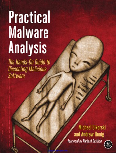 خرید و دانلود نسخه کامل کتاب Practical Malware Analysis: The Hands-On Guide to Dissecting Malicious Software فایل مجازی
