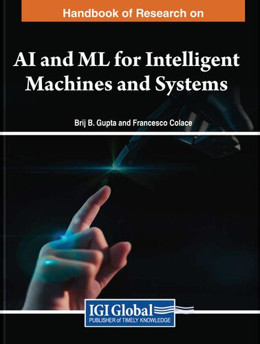 خرید و دانلود نسخه کامل کتاب Handbook of Research on AI and ML for Intelligent Machines and Systems فایل مجازی و دانلودی