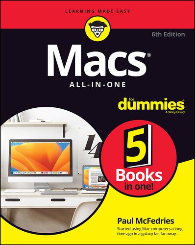 خرید و دانلود نسخه کامل کتاب Macs All-in-One For Dummies فایل مجازی و دانلودی