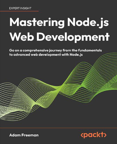 خرید و دانلود نسخه کامل کتاب Mastering Node.js Web Development فایل مجازی و دانلودی