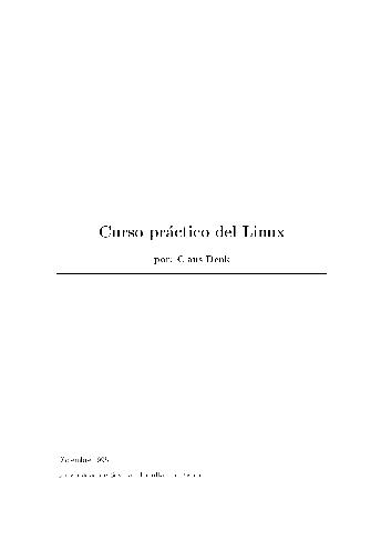 خرید و دانلود نسخه کامل کتاب Curso práctico del Linux فایل مجازی و دانلودی