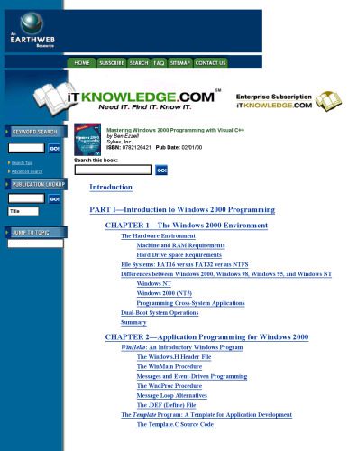 خرید و دانلود نسخه کامل کتاب Mastering Windows 2000 Programming with Visual C++ with Cdrom فایل مجازی و دانلودی