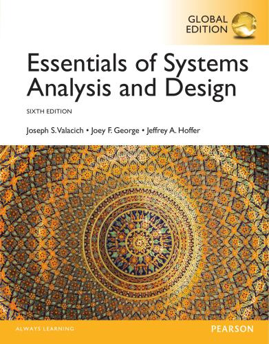 خرید و دانلود نسخه کامل کتاب Essentials of Systems Analysis and Design فایل مجازی و دانلودی