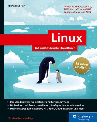 خرید و دانلود نسخه کامل کتاب Linux: Das umfassende Handbuch فایل مجازی و دانلودی