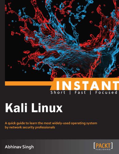 خرید و دانلود نسخه کامل کتاب Instant Kali Linux فایل مجازی و دانلودی