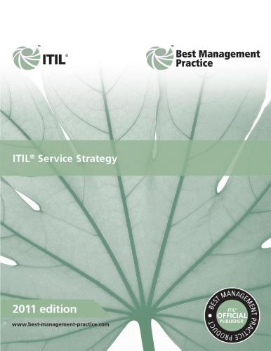 خرید و دانلود نسخه کامل کتاب ITIL Service Strategy 2011 Edition فایل مجازی و دانلودی