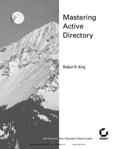 خرید و دانلود نسخه کامل کتاب Mastering Active Directory فایل مجازی و دانلودی