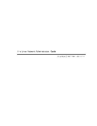خرید و دانلود نسخه کامل کتاب Linux Network Administrator s Guide فایل مجازی و دانلودی