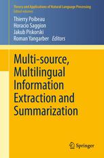 خرید و دانلود نسخه کامل کتاب Multi-source  Multilingual Information Extraction and Summarization فایل مجازی و دانلودی