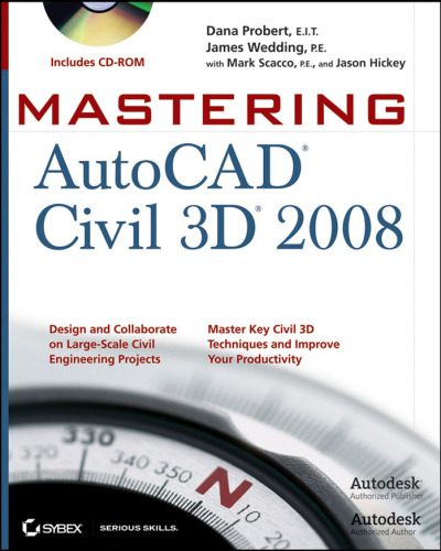 خرید و دانلود نسخه کامل کتاب Mastering AutoCAD Civil 3D 2008 فایل مجازی و دانلودی