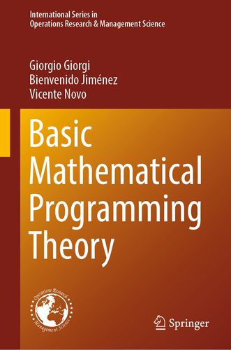 خرید و دانلود نسخه کامل کتاب Basic Mathematical Programming Theory فایل مجازی و دانلودی