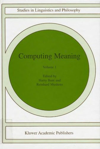 خرید و دانلود نسخه کامل کتاب Computing meaning  vol.1 فایل مجازی و دانلودی
