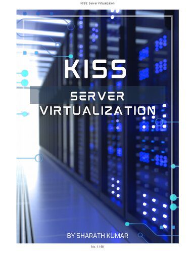 خرید و دانلود نسخه کامل کتاب KISS Server Virtualization : Server Virtualization فایل مجازی و دانلودی