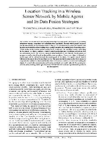 خرید و دانلود نسخه کامل کتاب Location Tracking in a Wireless Sensor Network by Mobile Agents and Its Data Fusion Strateg