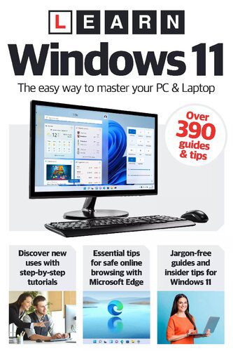 خرید و دانلود نسخه کامل کتاب Learn Windows 11 – The Easy Way to master your PC & Laptop 2024 فایل مجازی و دانلودی
