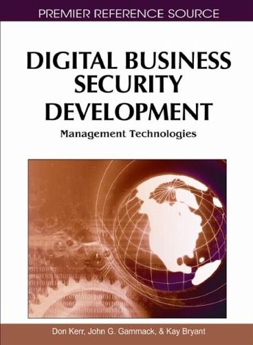 خرید و دانلود نسخه کامل کتاب Digital Business Security Development: Management Technologies فایل مجازی و دانلودی