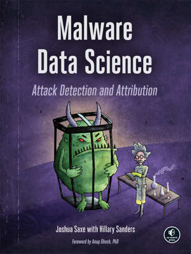خرید و دانلود نسخه کامل کتاب MALWARE DATA SCIENCE Attack Detection and Attribution فایل مجازی و دانلودی