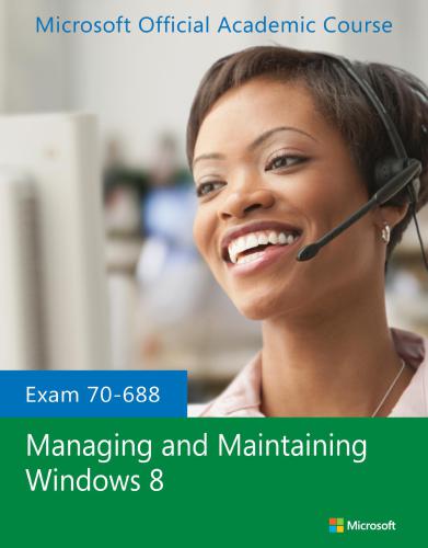 خرید و دانلود نسخه کامل کتاب Managing and maintaining Windows 8 : exam 70-688 فایل مجازی و دانلودی