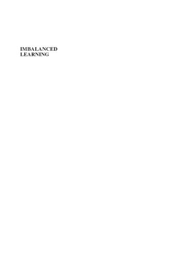 خرید و دانلود نسخه کامل کتاب Imbalanced Learning: Foundations  Algorithms  and Applications فایل مجازی و دانلودی