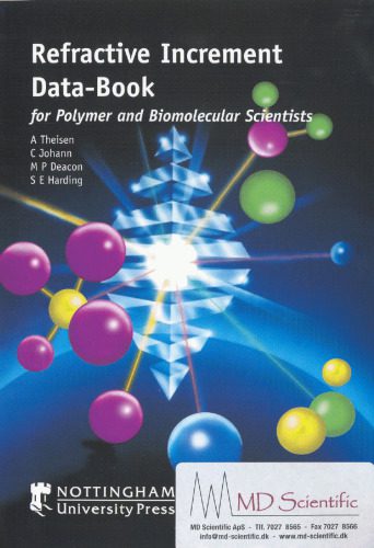 خرید و دانلود نسخه کامل کتاب Refractive Increment Data-book: For Polymer and Biomolecular Scientists فایل مجازی و دانلود