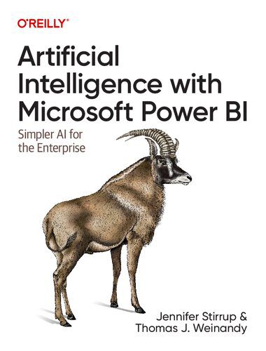 خرید و دانلود نسخه کامل کتاب Artificial Intelligence with Microsoft Power BI: Simpler AI for the Enterprise فایل مجازی و
