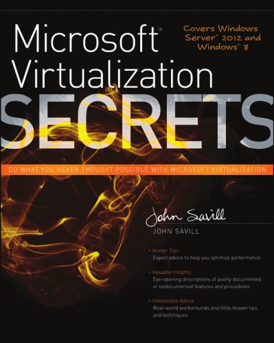 خرید و دانلود نسخه کامل کتاب Microsoft Virtualization Secrets فایل مجازی و دانلودی