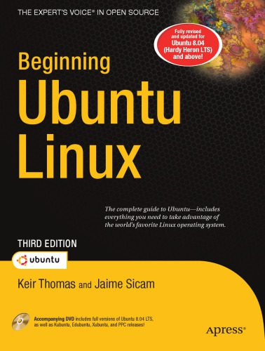 خرید و دانلود نسخه کامل کتاب Beginning Ubuntu Linux  Third Edition فایل مجازی و دانلودی
